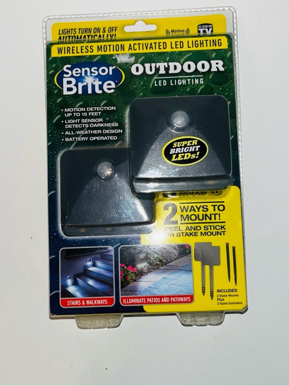 Sensor Brite Outdoor Wireless Motion Activated LED Lighting